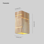 Wooden Bedside Wall Light – E27 – Minimalist – Solid Wood – Wood