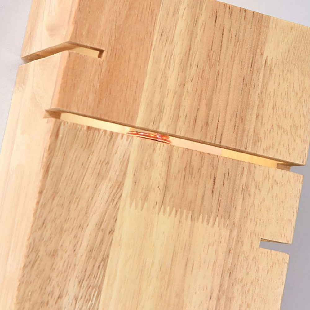 Wooden Bedside Wall Light – E27 – Minimalist – Solid Wood – Wood