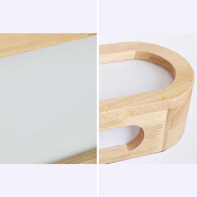 Wooden LED Wall Light – Integrated LED – Scandinavian – Wood & Acrylic