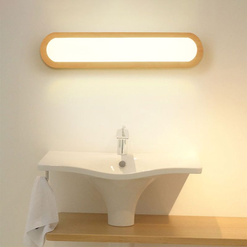 Wooden LED Wall Light – Integrated LED – Scandinavian – Wood & Acrylic