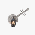Wooden Lantern Wall Light – E27 – Rustic – Pine & Metal – Grey