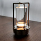 Cordless Lantern Table Lamp – LED – Modern – Aluminium & Acrylic