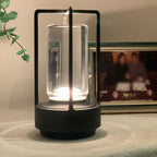 Cordless Lantern Table Lamp – LED – Modern – Aluminium & Acrylic