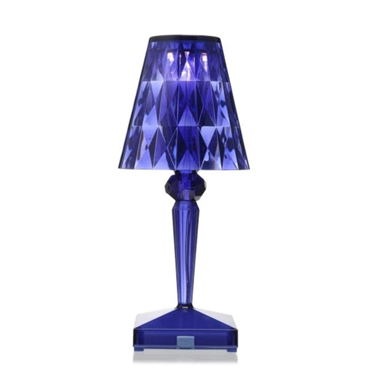 Crystal Style Cordless Table Lamp – LED – Modern Minimalist