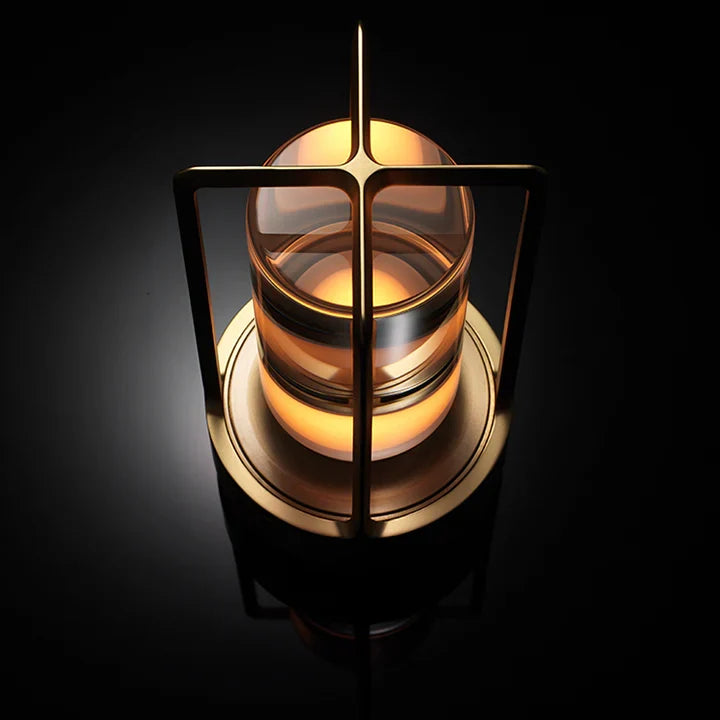 Cordless Lantern Table Lamp – LED – Modern – Aluminium & Acrylic