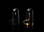 Cordless Candlestick Table Lamp – Vintage – Aluminium & Glass