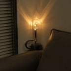 Cordless Candlestick Table Lamp – Vintage – Aluminium & Glass