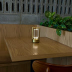 Cordless Lantern Table Lamp – LED – Modern – Aluminium & Acrylic