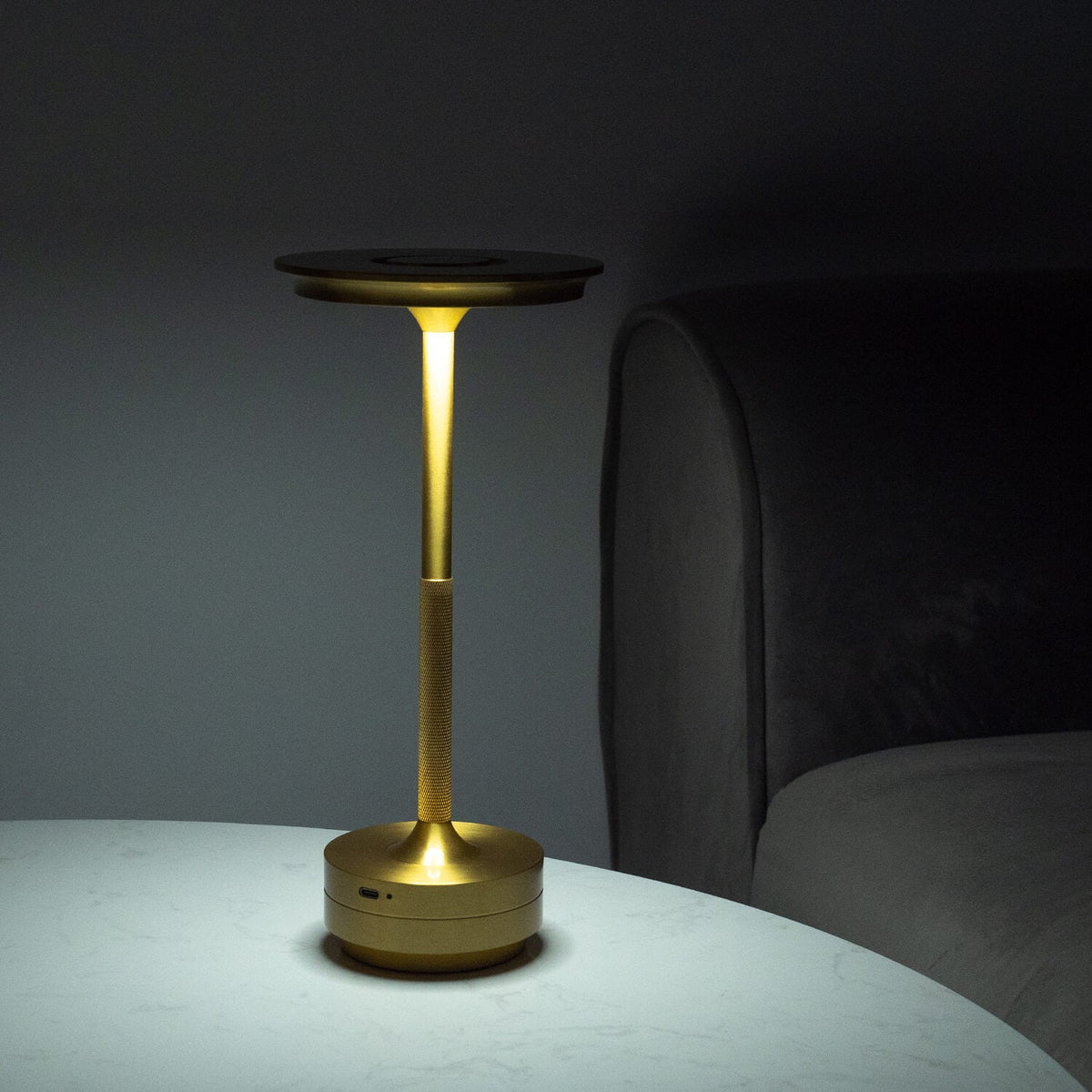 Cordless Table Lamp – Integrated LED – Modern – Aluminium