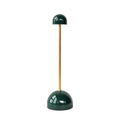 Cordless Table Lamp – LED – Classic – Aluminium – Green/Brass – 31.5cm