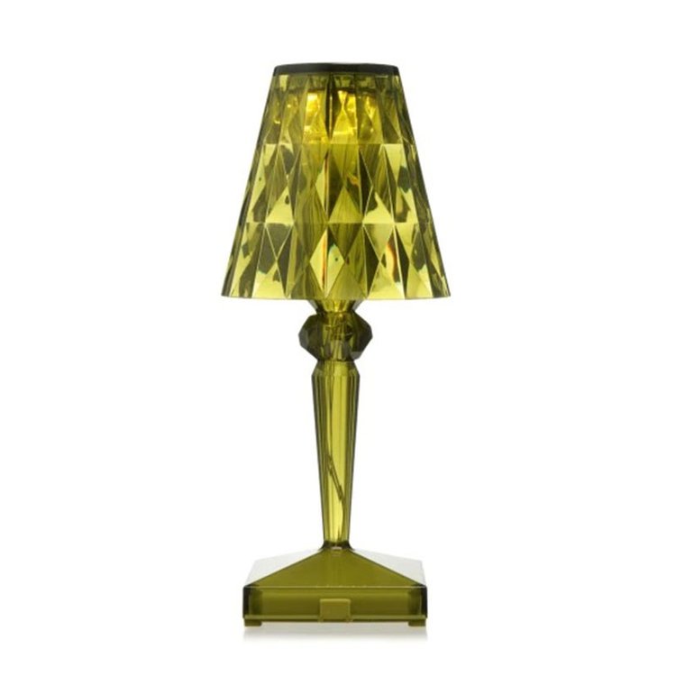 Crystal Style Cordless Table Lamp – LED – Modern Minimalist