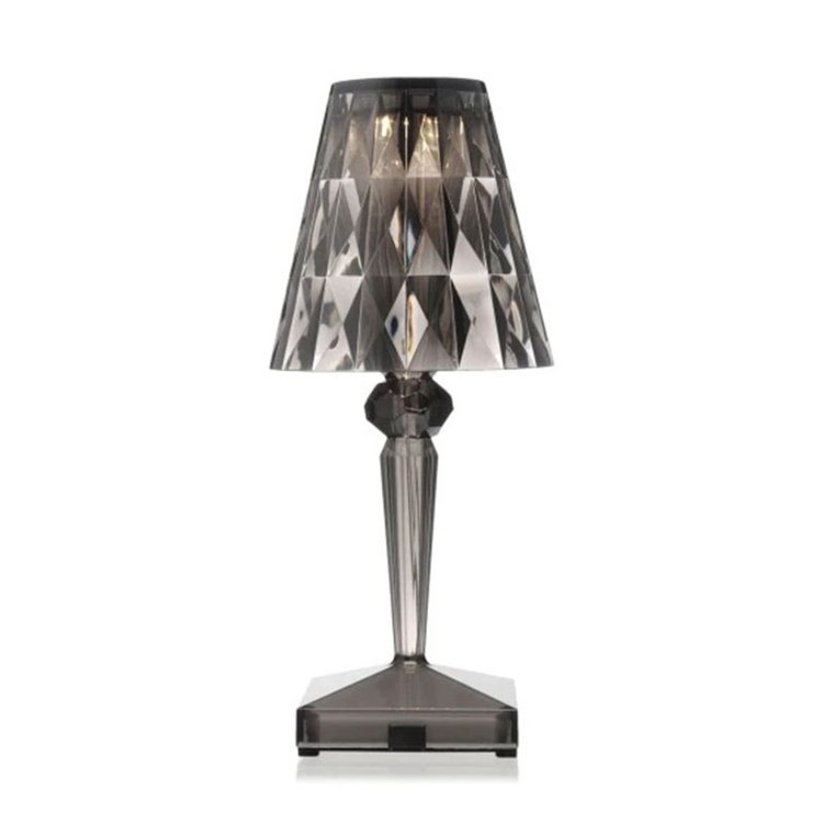 Crystal Style Cordless Table Lamp – LED – Modern Minimalist