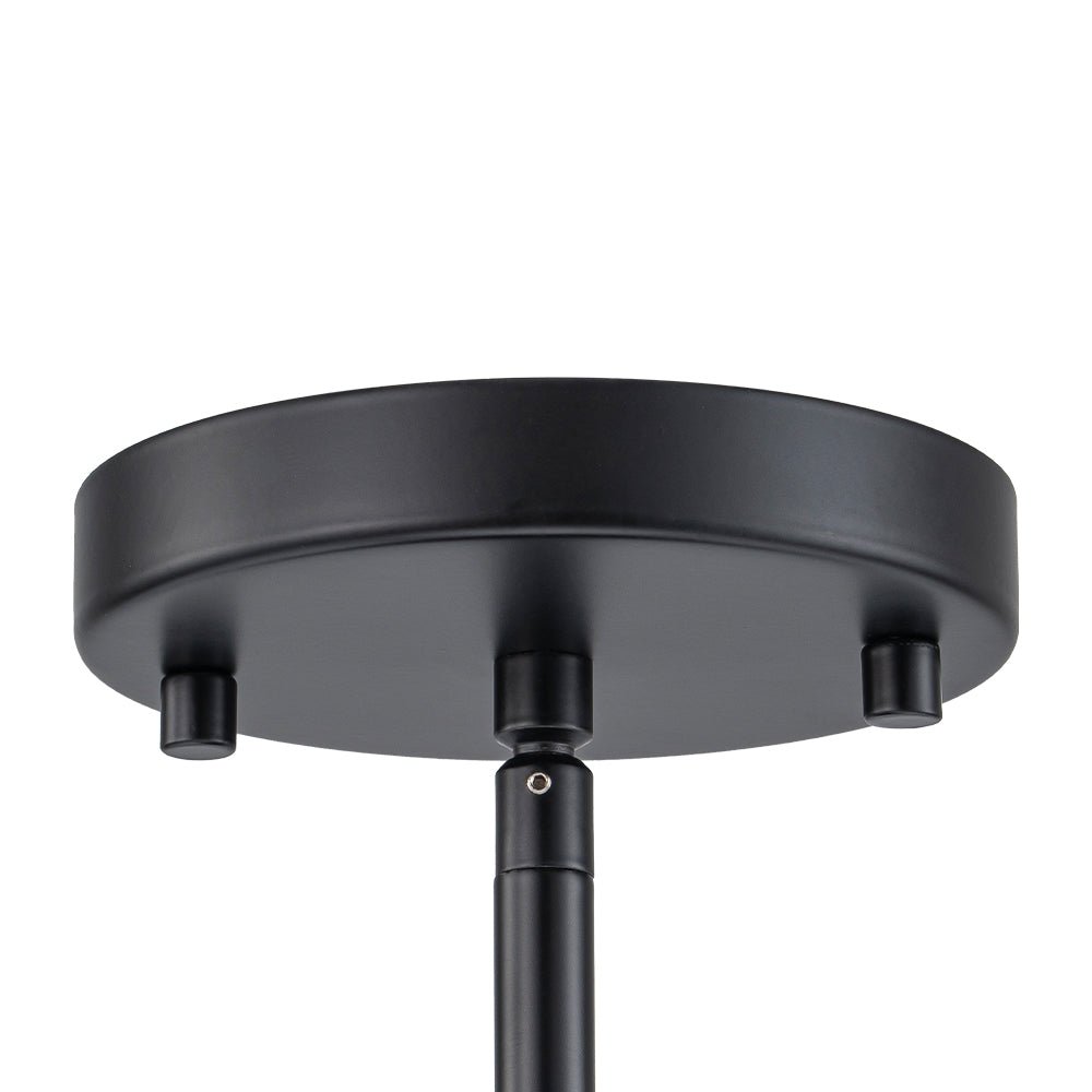 Linen Semi-Flush Ceiling Light – E12 – Contemporary – Metal & Linen