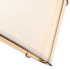 Linen Semi-Flush Ceiling Light – E12 – Contemporary – Metal & Linen