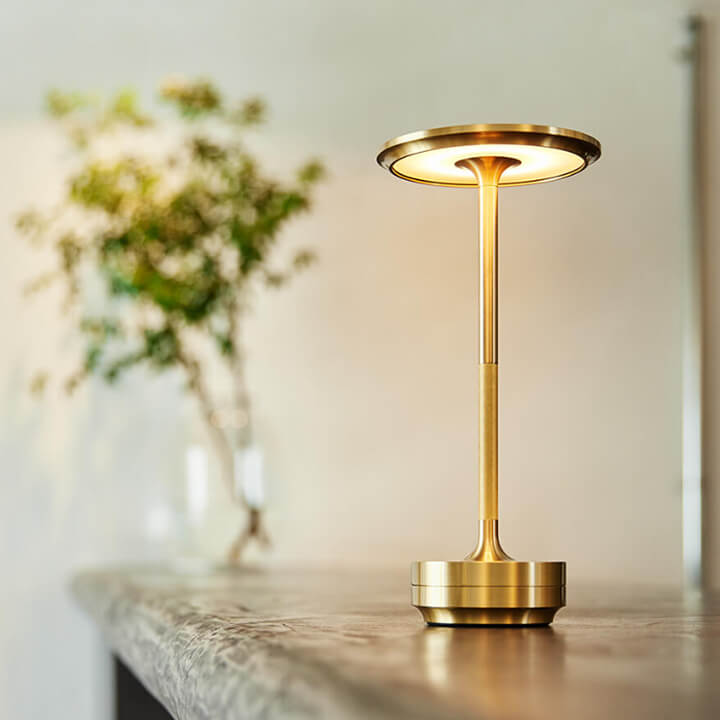 Cordless Table Lamp – Integrated LED – Modern – Aluminium