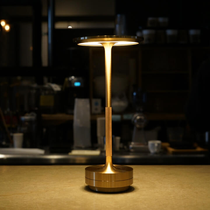 Cordless Table Lamp – Integrated LED – Modern – Aluminium
