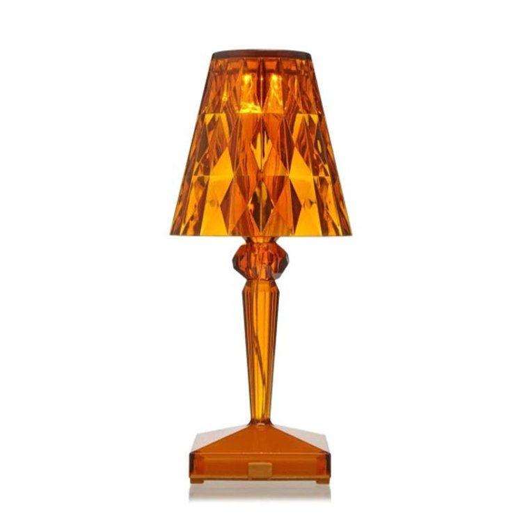 Crystal Style Cordless Table Lamp – LED – Modern Minimalist