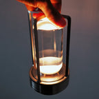Cordless Lantern Table Lamp – LED – Modern – Aluminium & Acrylic
