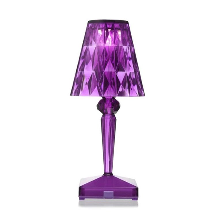 Crystal Style Cordless Table Lamp – LED – Modern Minimalist