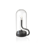Cordless Candlestick Table Lamp – Vintage – Aluminium & Glass