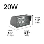 Outdoor Wall Spotlight – LED – Modern – Die Cast Aluminium & Glass