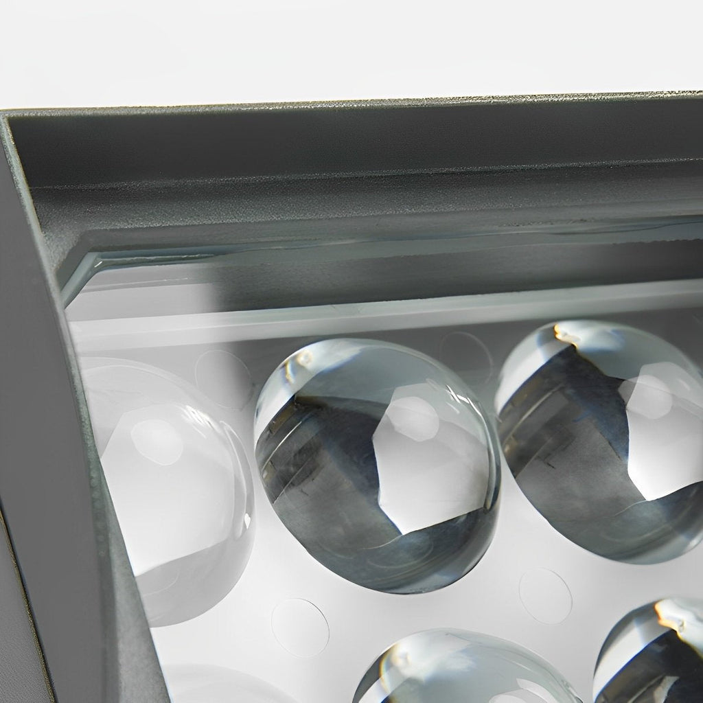 Outdoor Wall Spotlight – LED – Modern – Die Cast Aluminium & Glass