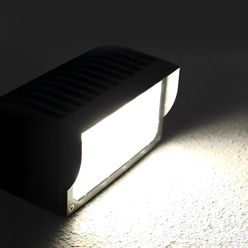 Outdoor Wall Spotlight – LED – Modern – Die Cast Aluminium & Glass
